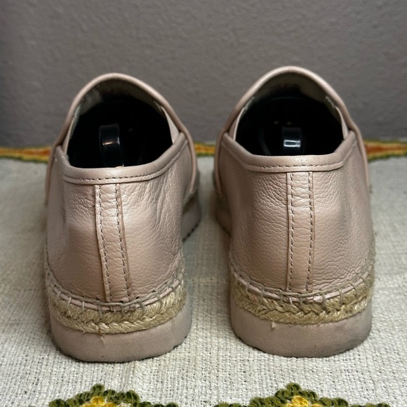 Micheal Kors Pink/Rose Gold Slip-on Loafer espadrille Flats sz 7.5 - Picture 5 of 8
